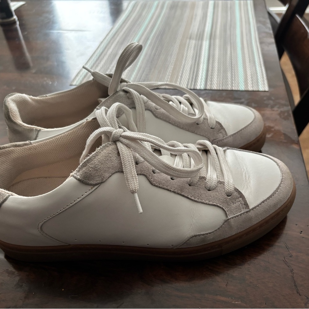 Men’s White and Gray Sneakers